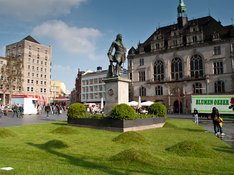Georg Friedrich Händel, Germany, Gras, Halle, Händel, Markt, Marktplatz, Rathaus Halle, Ratshof, Wiese